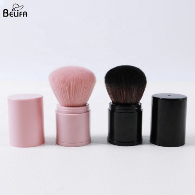 Belifa Large Size Single Makeup Brush Loose Powder Blush Portable Retractable Round Body Makeup Brush Nail Brushes